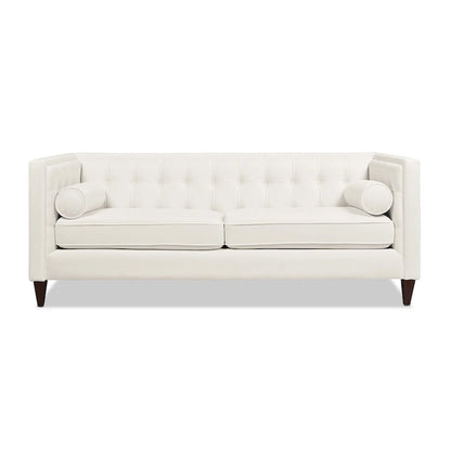 Jack 84 Modern Upholstered Tufted Tuxedo Sofa