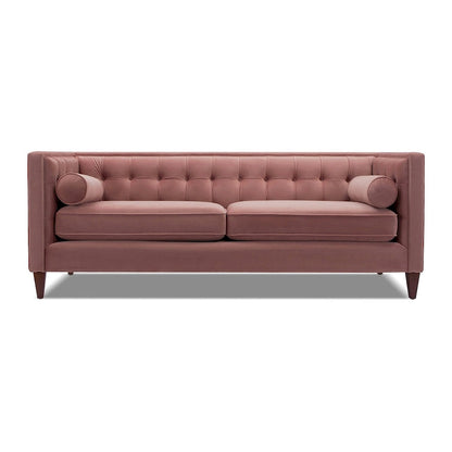 Jack 84 Modern Upholstered Tufted Tuxedo Sofa