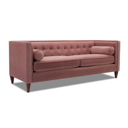 Jack 84 Modern Upholstered Tufted Tuxedo Sofa