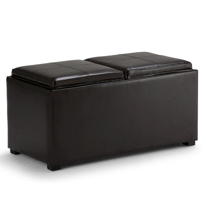 WYNDENHALL Franklin Upholstered 3-piece Ottoman Set