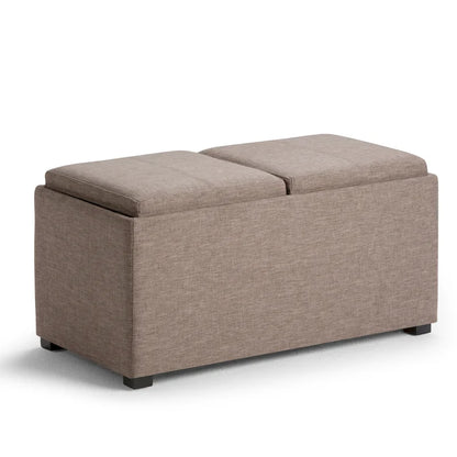 WYNDENHALL Franklin Upholstered 3-piece Ottoman Set