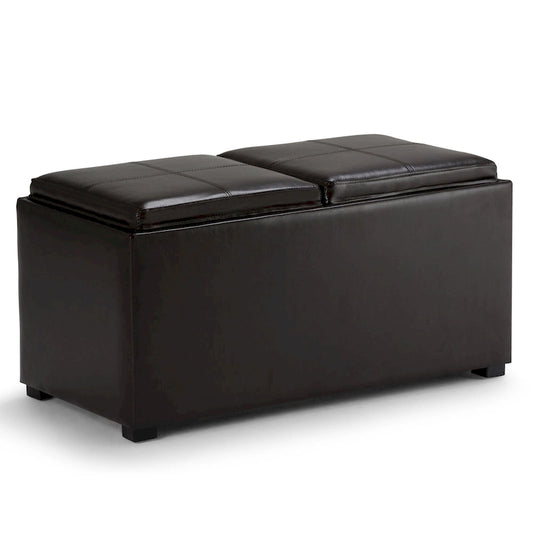 WYNDENHALL Franklin Upholstered 3-piece Ottoman Set