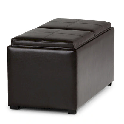 WYNDENHALL Franklin Upholstered 3-piece Ottoman Set