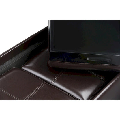 WYNDENHALL Franklin Upholstered 3-piece Ottoman Set