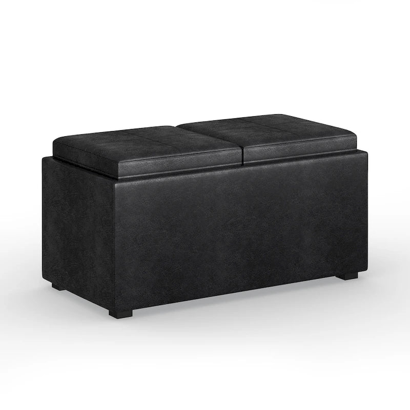 WYNDENHALL Franklin Upholstered 3-piece Ottoman Set