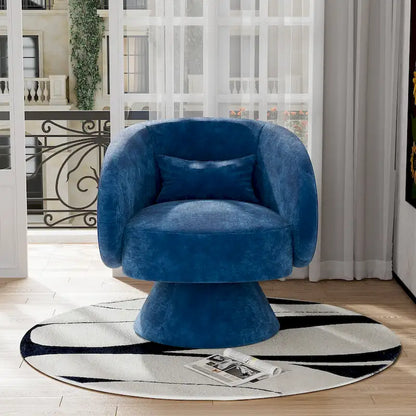 Ouyessir 360 Degree Swivel Cuddle Barrel Sofa Chairs