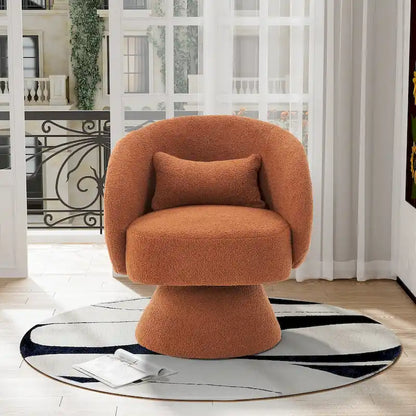 Ouyessir 360 Degree Swivel Cuddle Barrel Sofa Chairs