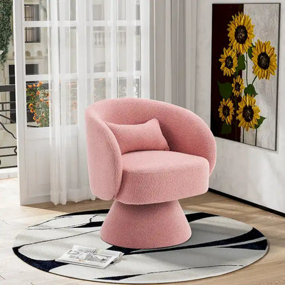 Ouyessir 360 Degree Swivel Cuddle Barrel Sofa Chairs