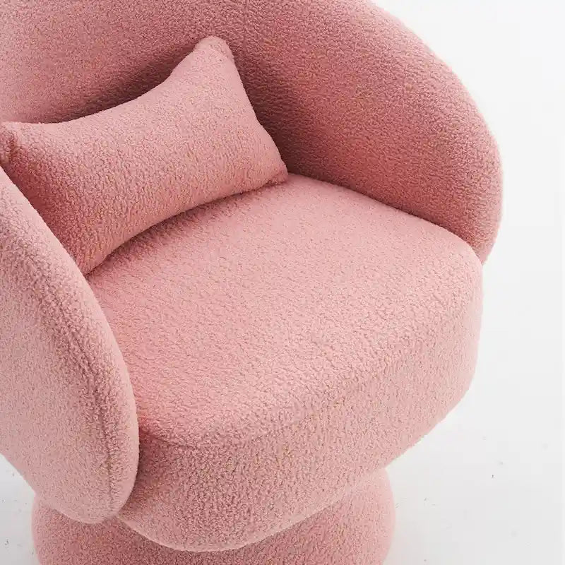 Ouyessir 360 Degree Swivel Cuddle Barrel Sofa Chairs