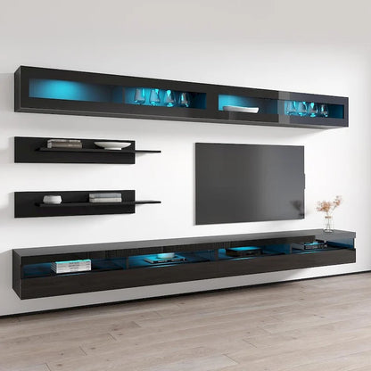 Fly I2 35TV Wall-mounted Floating Modern Entertainment Center Set