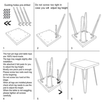 Greenage Wood End Table with Iron Legs