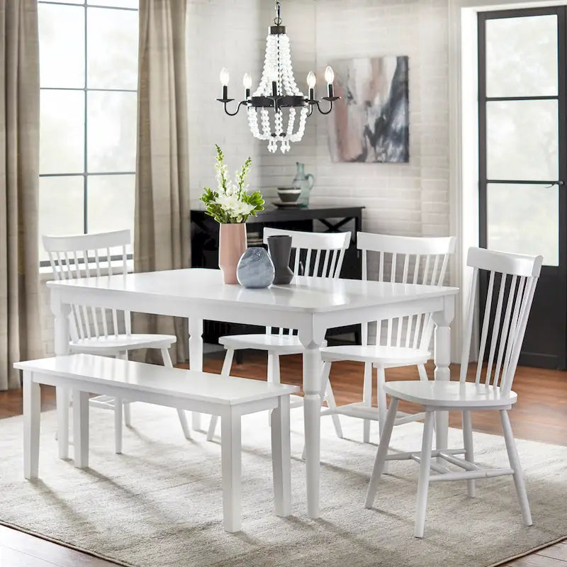 Simple Living Parma Dining Set with Dining Bench