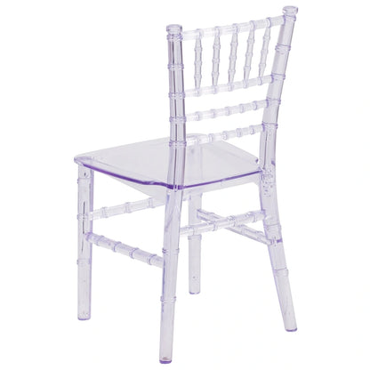 Kids Resin Stacking Chiavari Chairs for Formal Events (Set of 10)