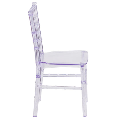 Kids Resin Stacking Chiavari Chairs for Formal Events (Set of 10)
