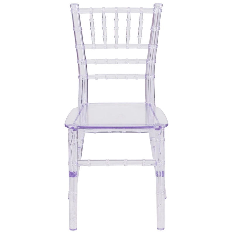 Kids Resin Stacking Chiavari Chairs for Formal Events (Set of 10)