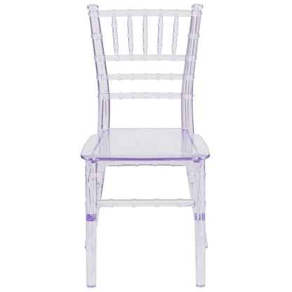 Kids Resin Stacking Chiavari Chairs for Formal Events (Set of 10)