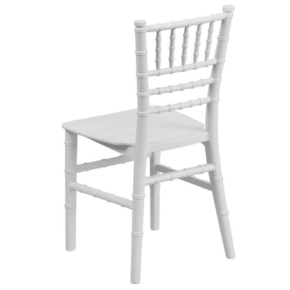 Kids Resin Stacking Chiavari Chairs for Formal Events (Set of 10)