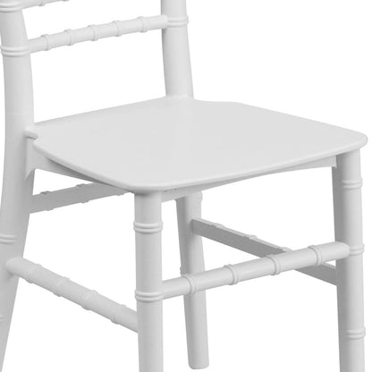 Kids Resin Stacking Chiavari Chairs for Formal Events (Set of 10)