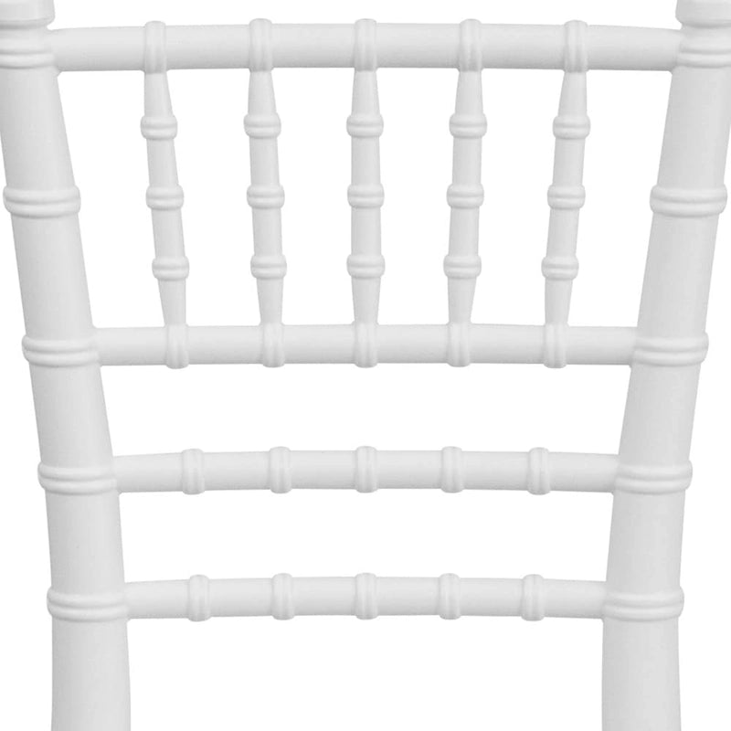 Kids Resin Stacking Chiavari Chairs for Formal Events (Set of 10)