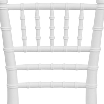 Kids Resin Stacking Chiavari Chairs for Formal Events (Set of 10)