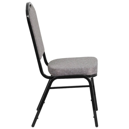 Steel/ Fabric Crown Back Stacking Banquet Chair (Set of 4)