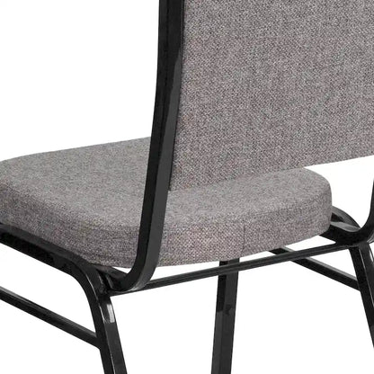 Steel/ Fabric Crown Back Stacking Banquet Chair (Set of 4)