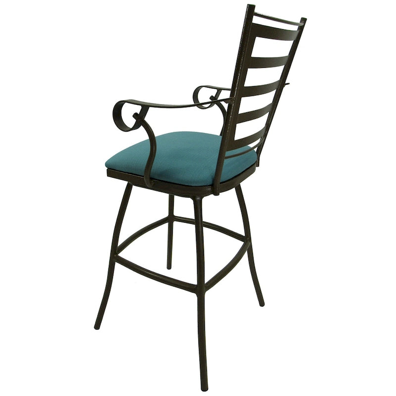 Extra Tall Spectator 35 Bar Stool - Jenna - Beige Frame - 35 inch Seat