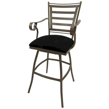 Extra Tall Spectator 35 Bar Stool - Jenna - Beige Frame - 35 inch Seat