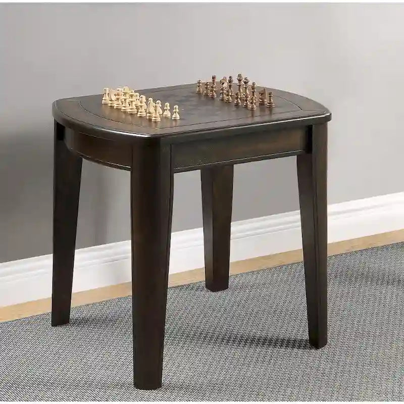 Steve Silver Darlington Game End Table with Chessboard