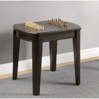 Steve Silver Darlington Game End Table with Chessboard