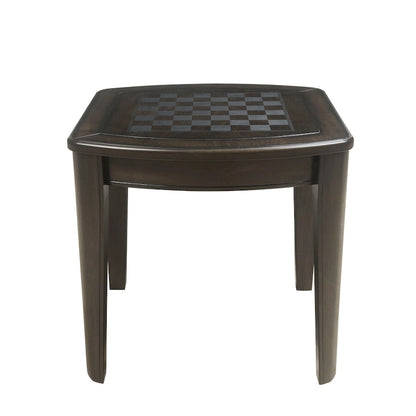 Steve Silver Darlington Game End Table with Chessboard