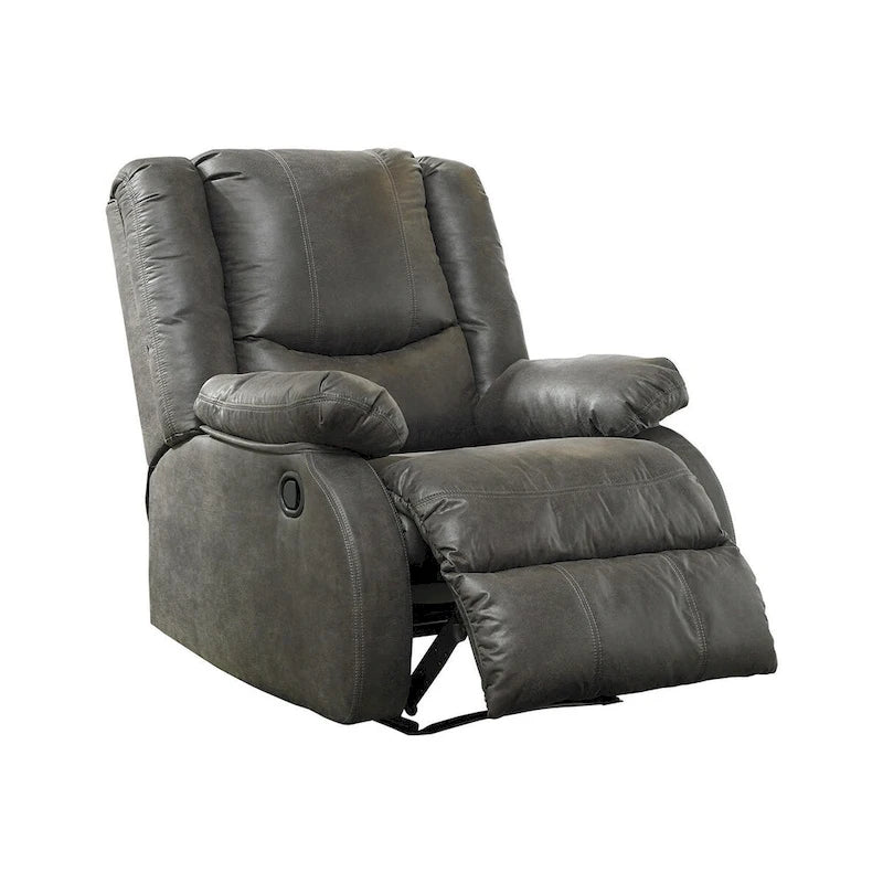 Bladewood Gray Contemporary Zero Wall Recliner