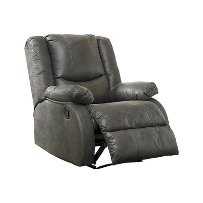 Bladewood Gray Contemporary Zero Wall Recliner
