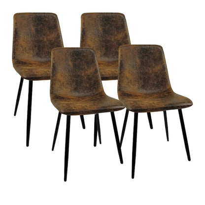 Modern Upholstered Dining Accent Chairs (Set of 4)