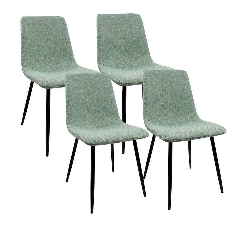 Modern Upholstered Dining Accent Chairs (Set of 4)