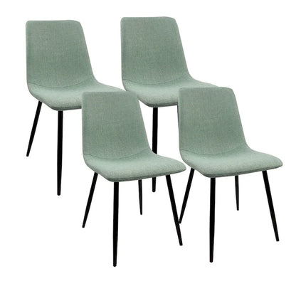 Modern Upholstered Dining Accent Chairs (Set of 4)