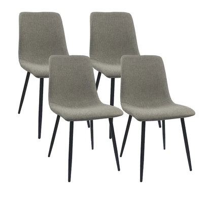 Modern Upholstered Dining Accent Chairs (Set of 4)