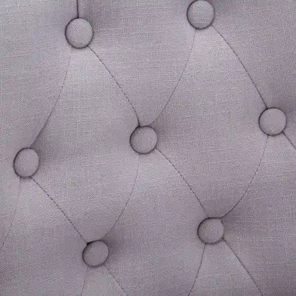 Mid-century Modern Dining chairs Button Tufted Accent Chairs with Nailhead Trim Set of 2