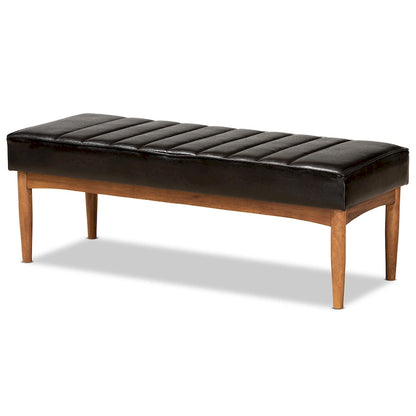 Daymond Mid-Century Modern Dining Bench