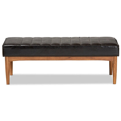 Daymond Mid-Century Modern Dining Bench