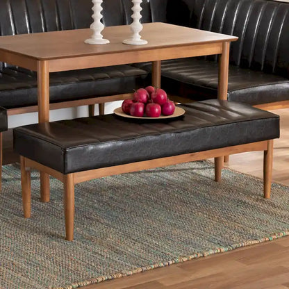 Daymond Mid-Century Modern Dining Bench