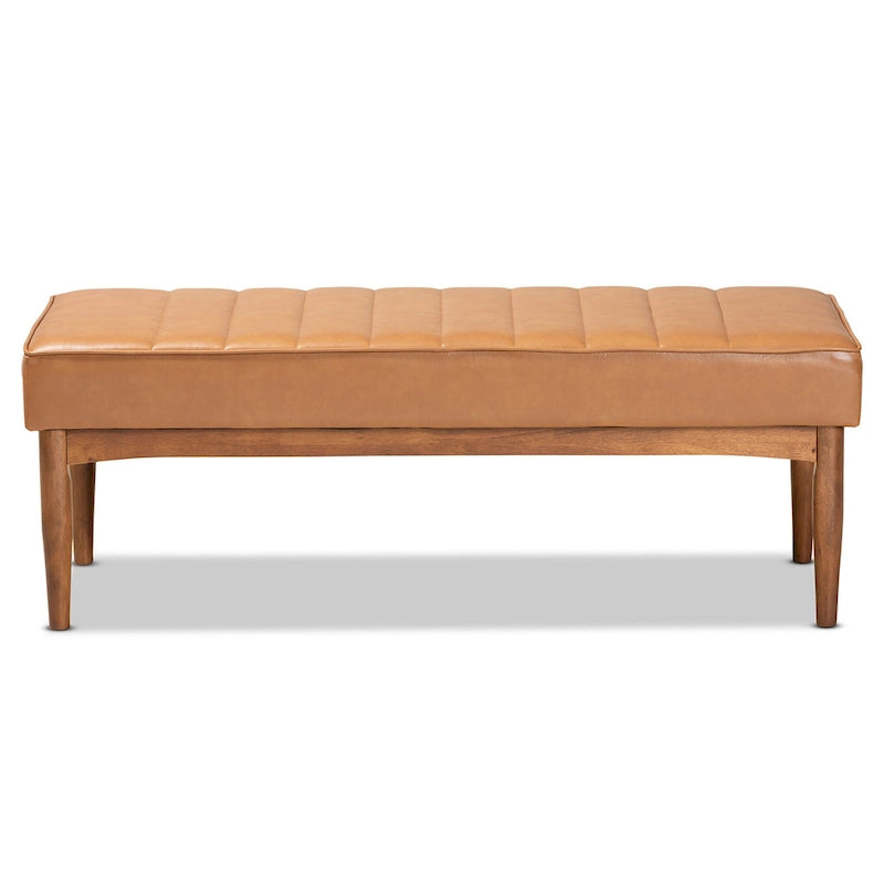 Daymond Mid-Century Modern Dining Bench