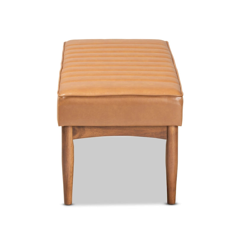 Daymond Mid-Century Modern Dining Bench