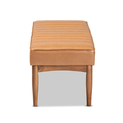 Daymond Mid-Century Modern Dining Bench