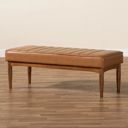 Daymond Mid-Century Modern Dining Bench