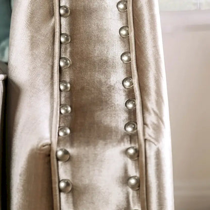 Vynn Transitional Solid Wood Padded Loveseat by Furniture of America