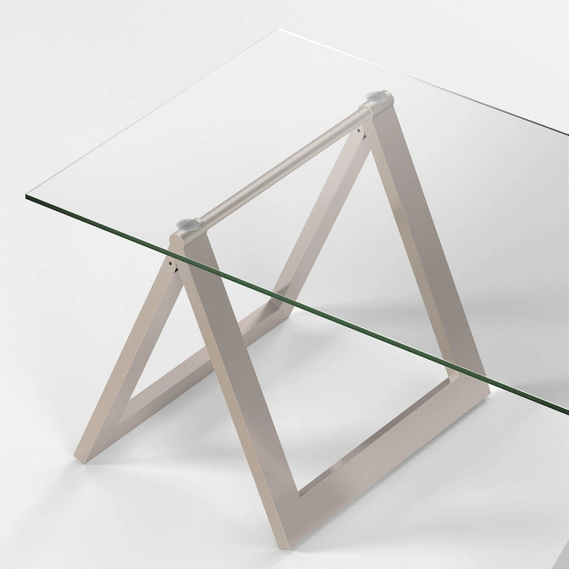 Modara Sawhorse Leg Coffee Table (Optional Finishes)