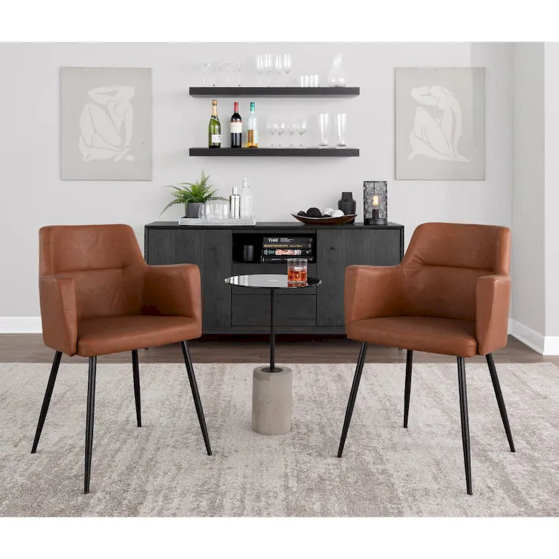 Carson Carrington Duved Contemporary Dining and Accent Chair (Set of 2)