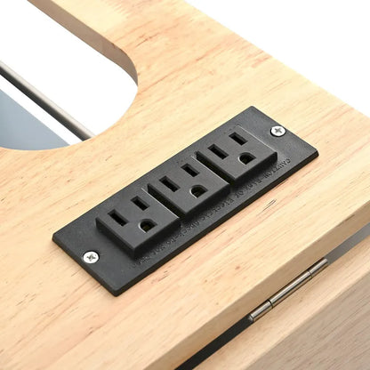 Kitchen Island with Power Outlet