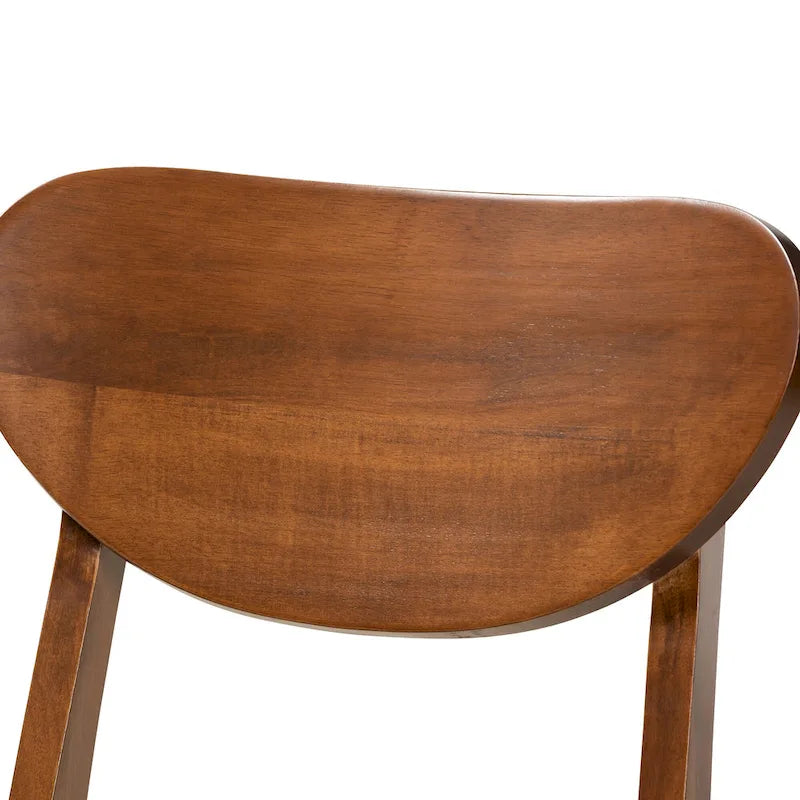 Damara Mid-Century Modern 2-Piece Dining Chair Set